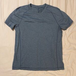 lululemon athletica Blue Short Sleeve Tee